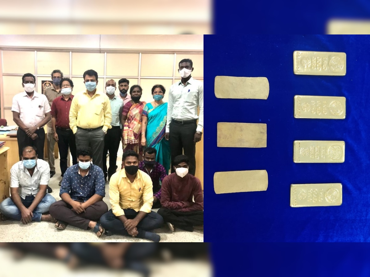 Chennai: 6.9 kg gold worth Rs 3.6 cr seized, 5 arrested including airport janitors