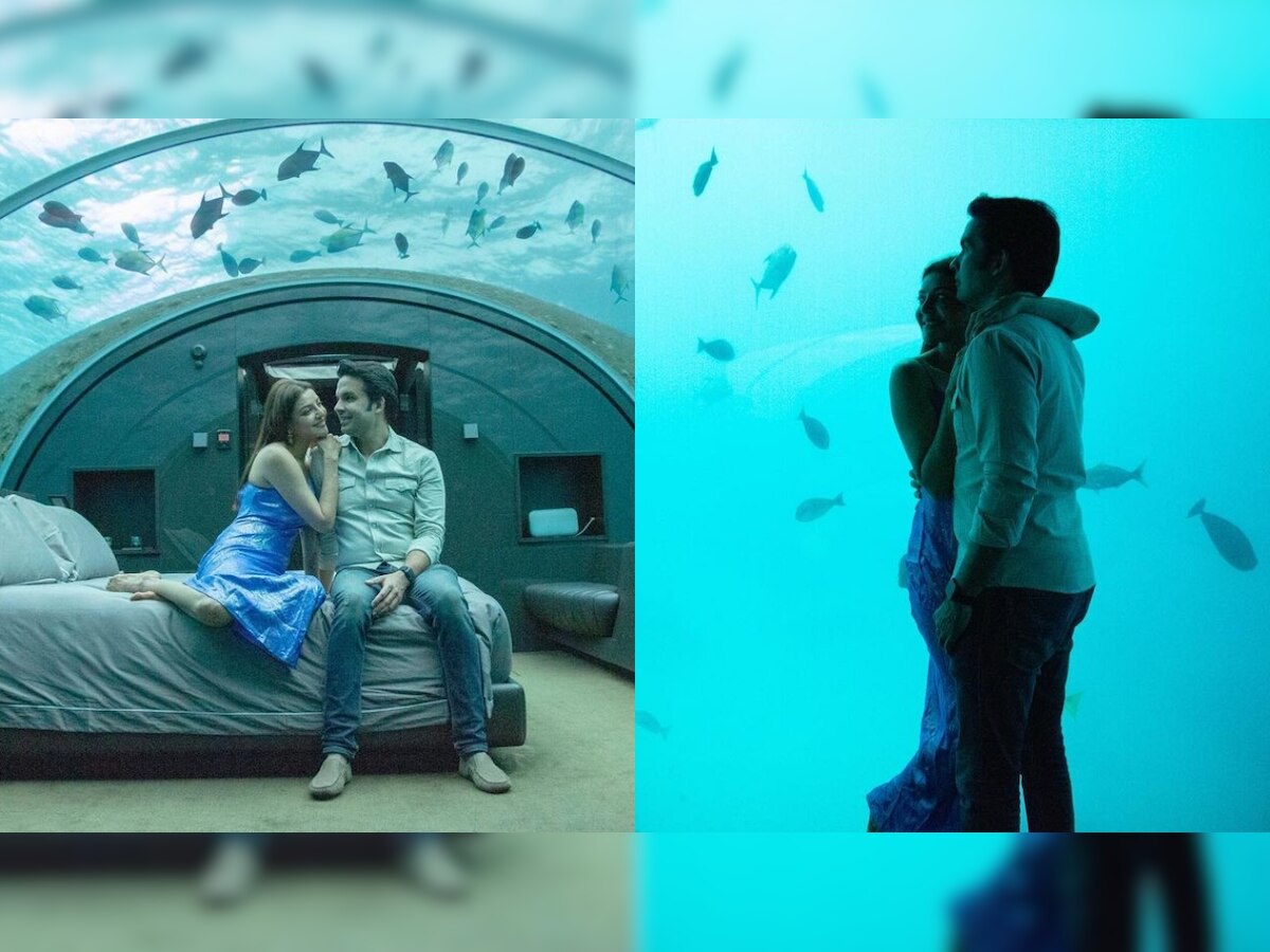 Sexy Kajal And Prabhas Sex Videos - Kajal Aggarwal-Gautam Kitchlu's new pictures from their underwater resort in  Maldives are all things romantic!