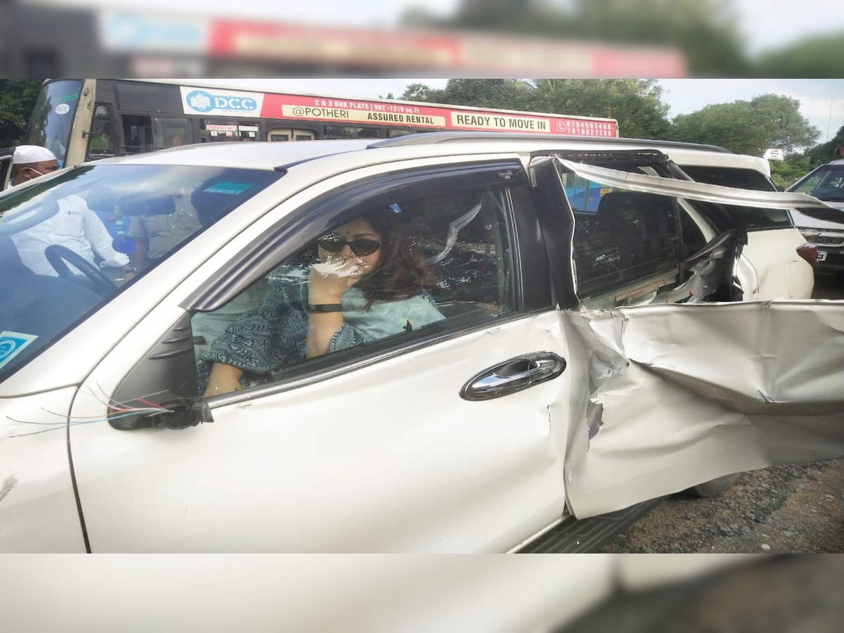 'Safe and continuing with journey', says BJP's Khushbu Sundar after tanker rams into her SUV