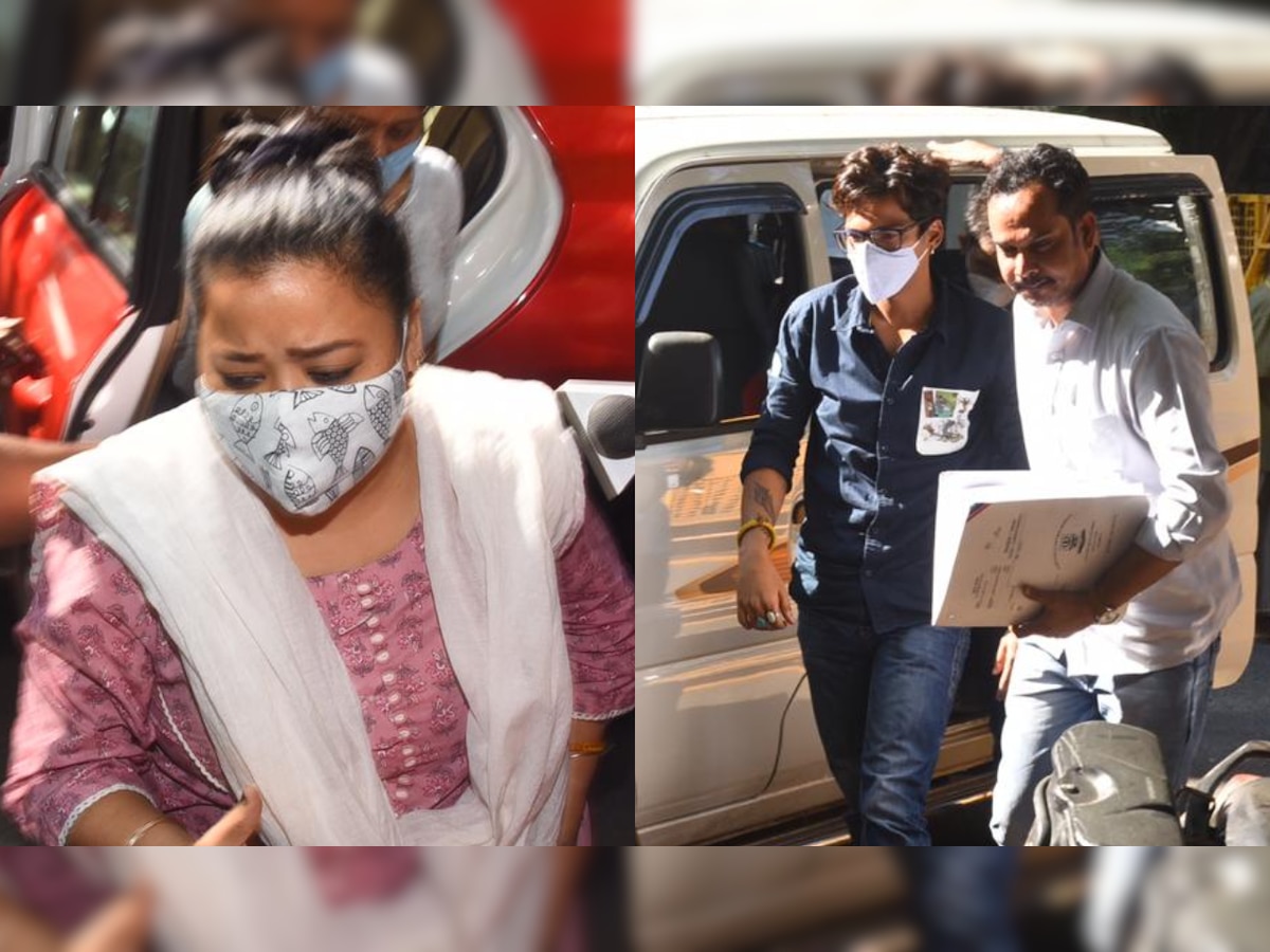 NCB Arrested Bharti Singh and Harsh Limbachiyaa In Mumbai