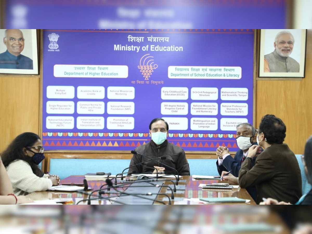 Union Education Minister Ramesh Pokhriyal chairs high-level meeting, asks for timely disbursement of scholarships 