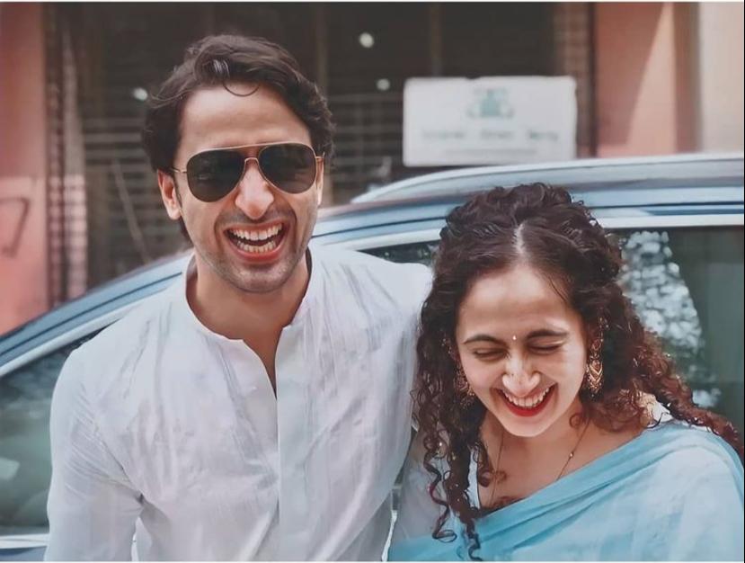 First Photos: Shaheer Sheikh-Ruchikaa Kapoor pose as married couple; guess  who attended their wedding
