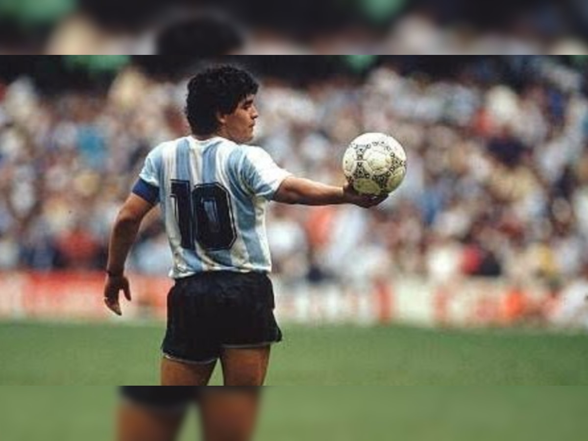 GOAL on X: Diego Maradona's 'Hand of God' shirt has smashed the