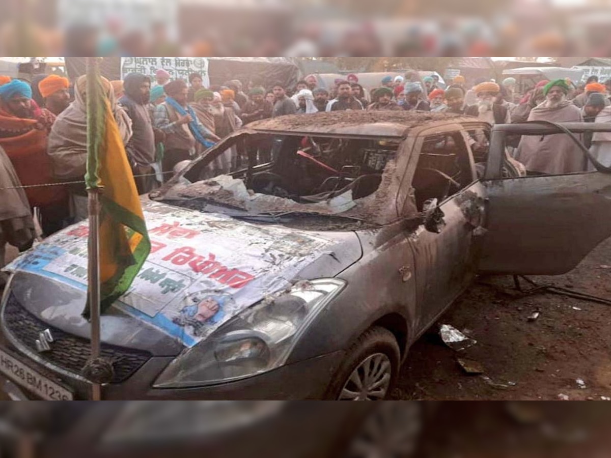 55-year-old who stood by agitating farmers burnt alive as car catches fire