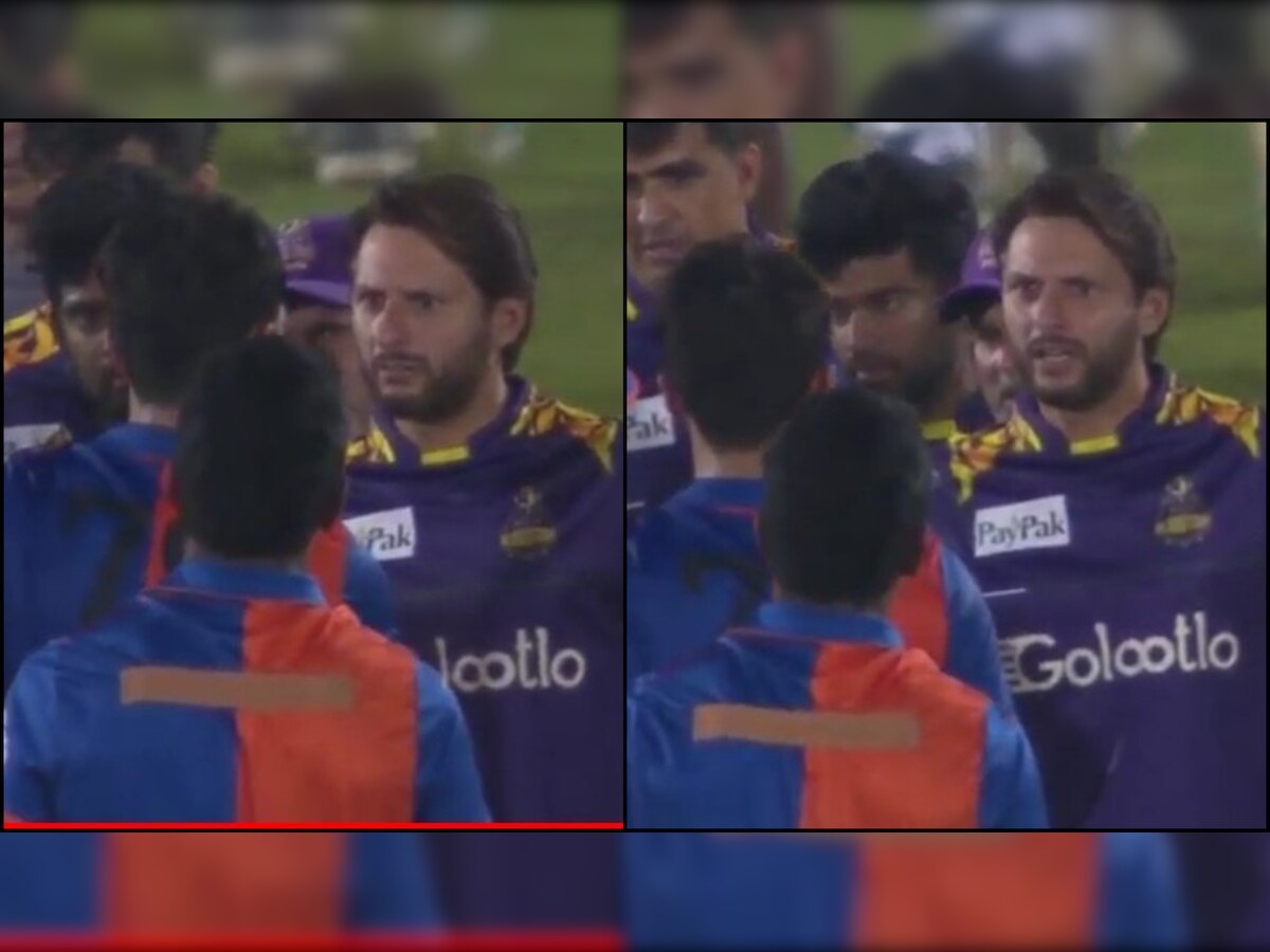 Was scoring 100s before you were born: Shahid Afridi gets into heated exchange with Afghanistan’s Naveen-ul-Haq in LPL