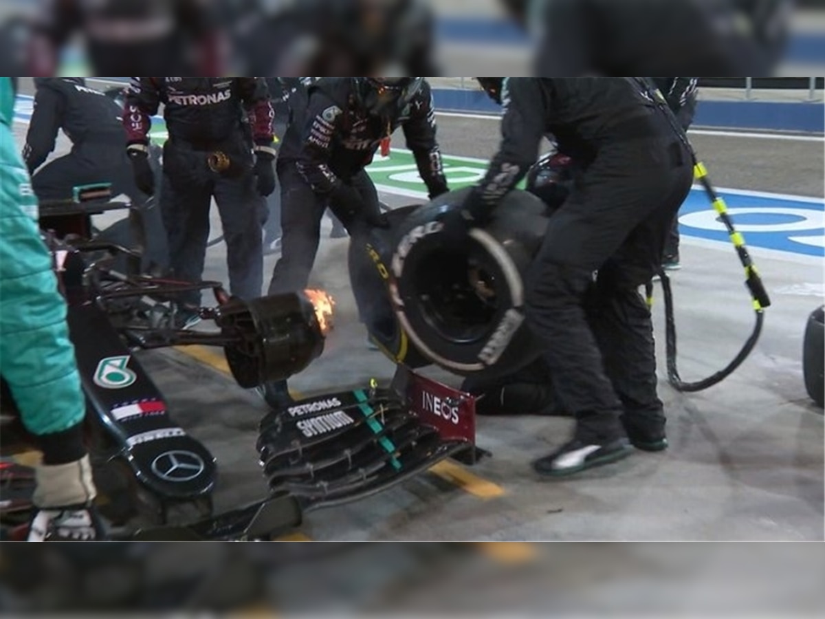 Mercedes fined 20,000 euros after tyre mix-up bungle at Sakhir Grand Prix