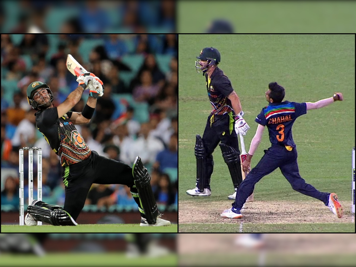 IND vs AUS: India's happiness of Glenn Maxwell's wicket overturned by Yuzvendra Chahal's no-ball