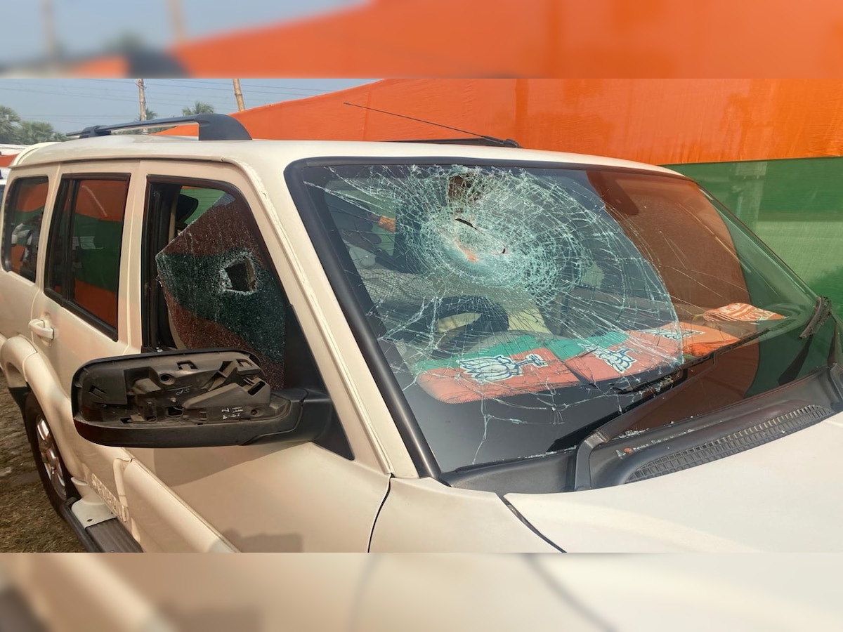 BJP President Nadda's convoy attacked in Bengal, Kailash Vijayvargiya's vehicle ransacked