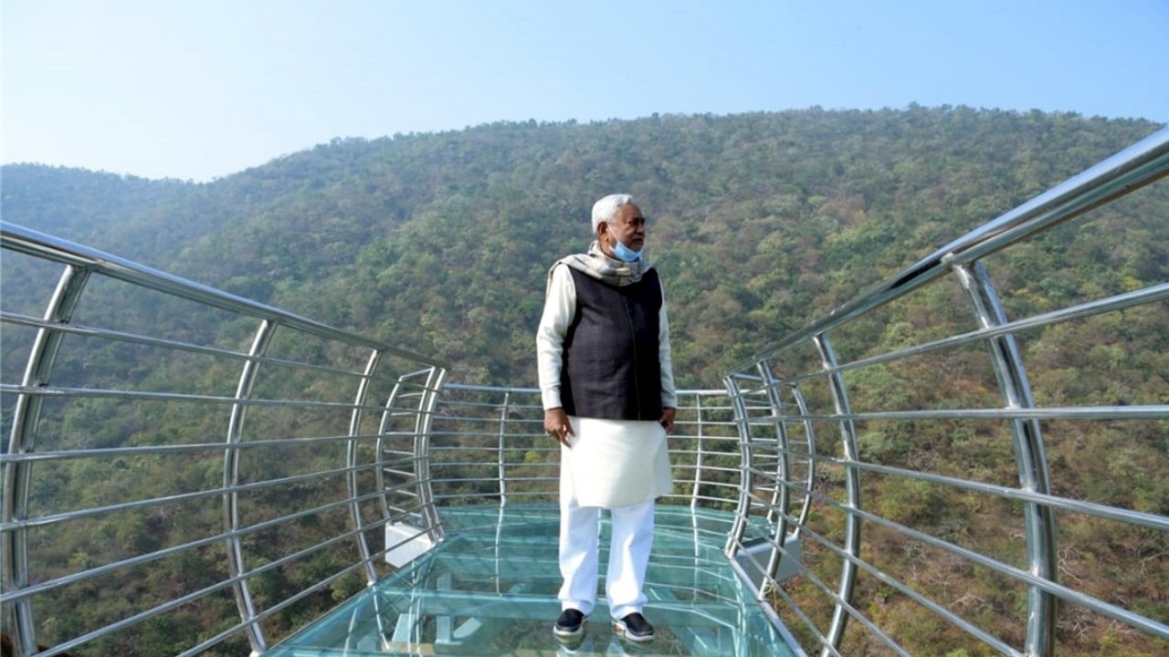 Bihar's first glass skywalk bridge in Rajgir to offer