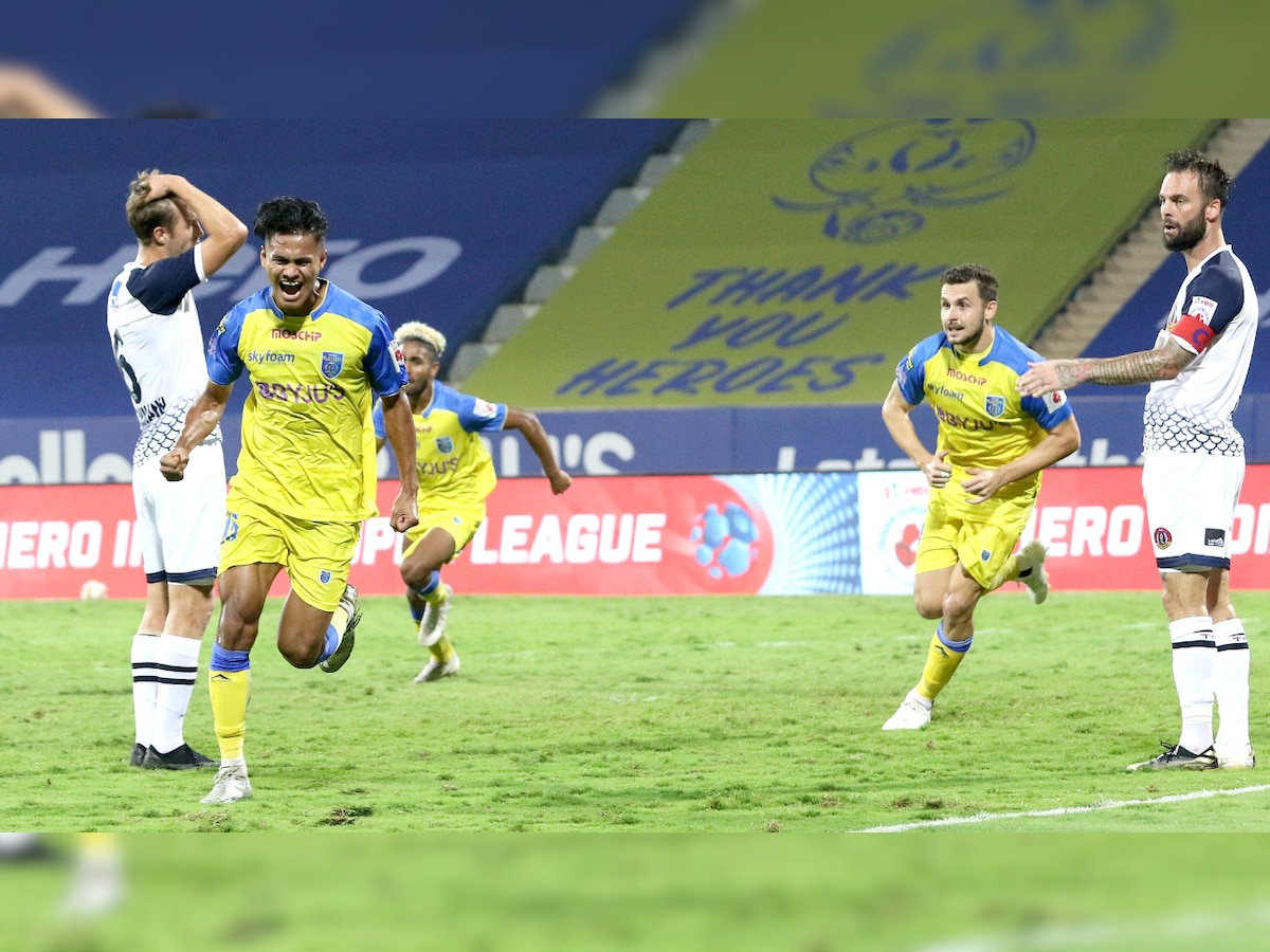 ISL: Dramatic equaliser in stoppage time helps Kerala Blasters rescue point against SC East Bengal