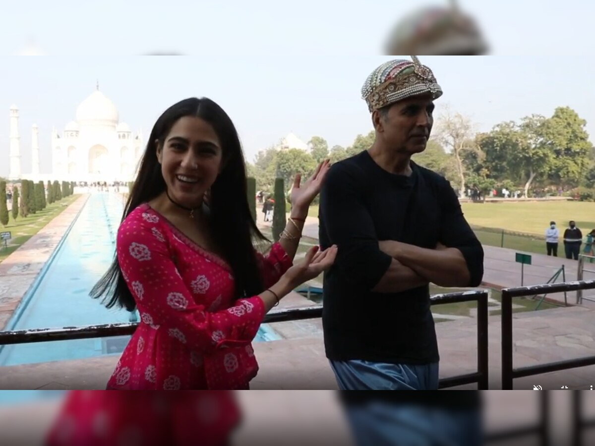 Video: Sara Ali Khan's rhyming skills gives 'Atrangi Re' co-star Akshay Kumar a headache