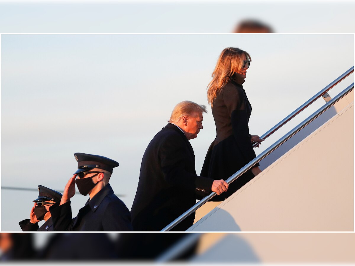 US President Donald Trump, First Lady Melania depart White House for Christmas vacation