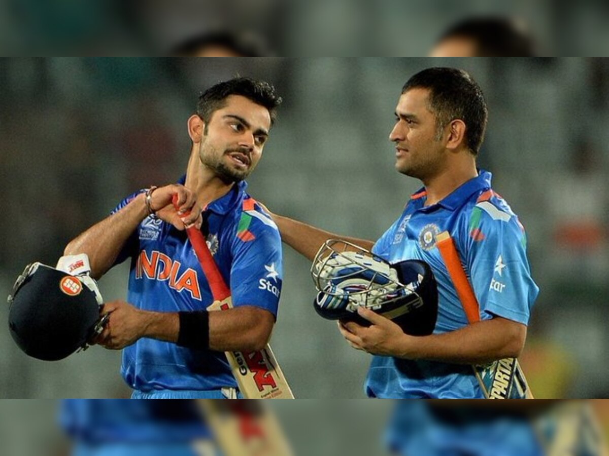 Watch - MS Dhoni’s sweet gesture to Virat Kohli in 2014 ICC World T20 semi-final revisited