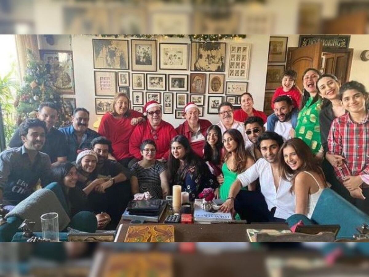 Inside Kapoors' Christmas lunch: Ranbir Kapoor wraps arm around Alia Bhatt, Kareena Kapoor Khan 'screams' in family pic