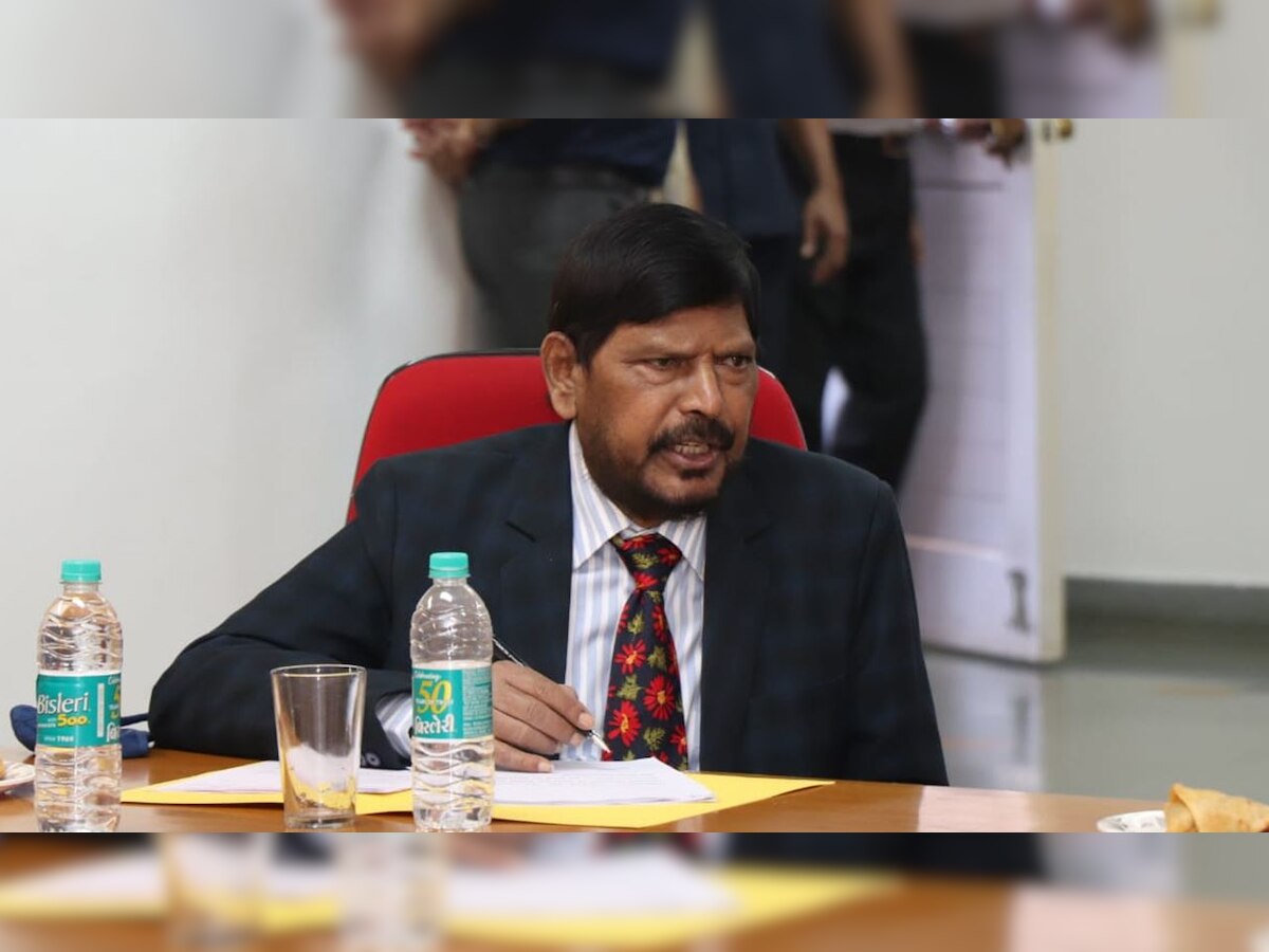 After 'Go Corona Go', Union Minister Ramdas Athawale coins another slogan for new COVID-19 strain