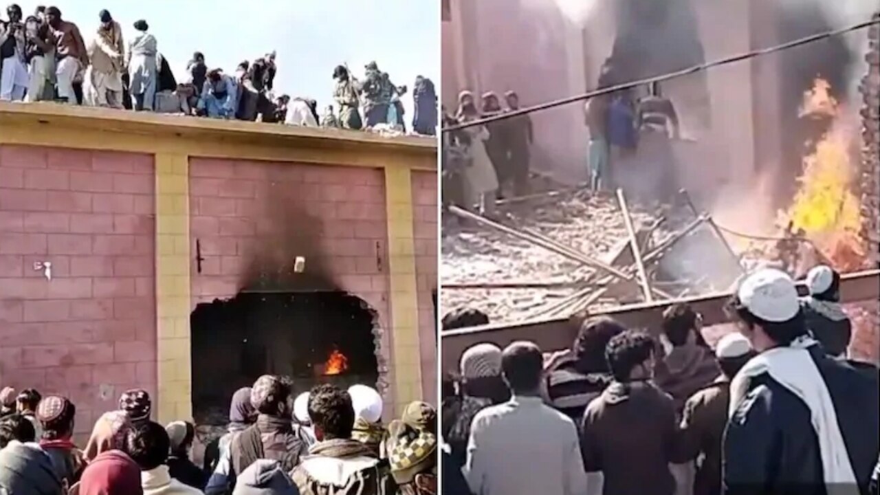 Mob Attacks, Sets Ablaze Hindu Temple In Northwestern Pakistan