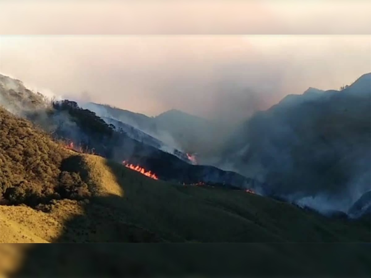 Army joins Indian Air Force, NDRF to douse fire in Dzukou valley