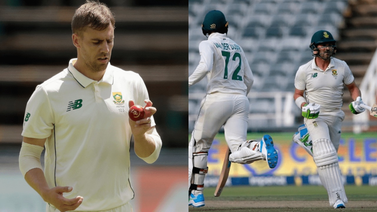 SA Vs SL 2nd Test: Nortje, Elgar Put Proteas On Top, Sri Lanka In Deep ...