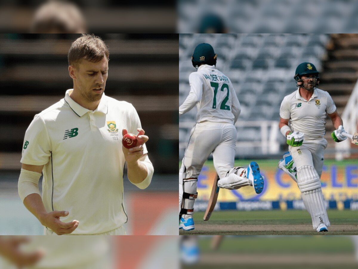 SA vs SL 2nd Test: Nortje, Elgar put Proteas on top, Sri Lanka in deep trouble