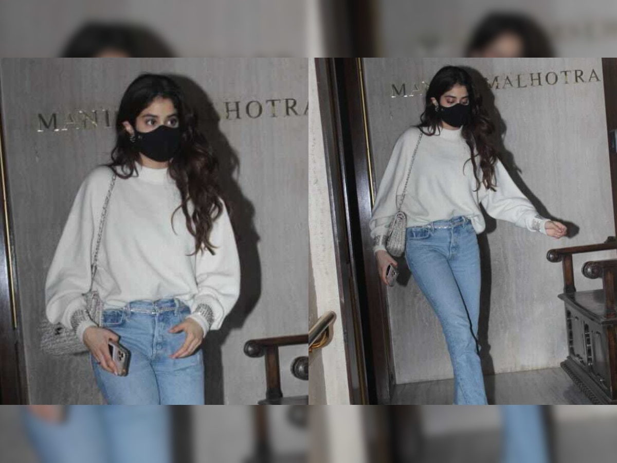 Janhvi Kapoor rocks Rs 65,000 Alexander Wang pullover for Manish Malhotra's New Year party