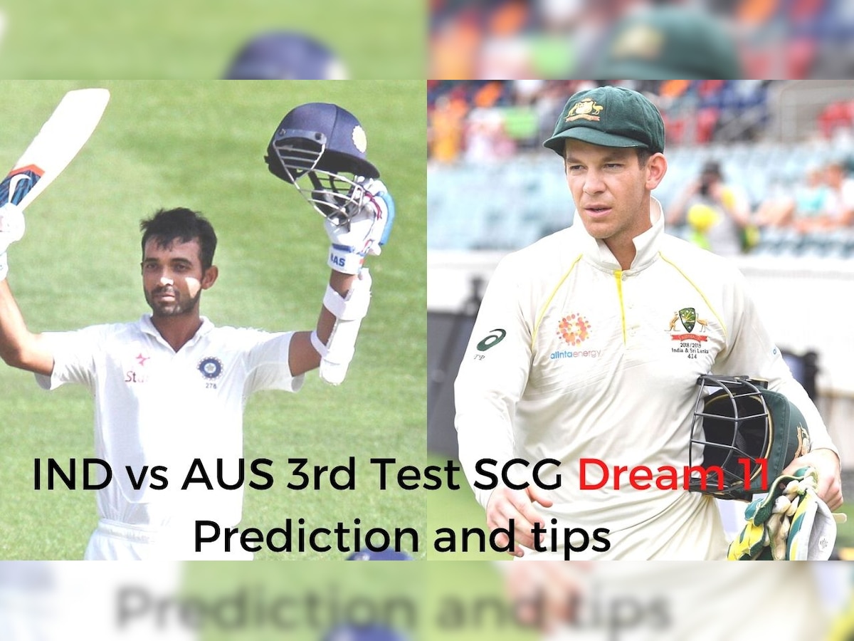 India vs Australia 3rd Test Dream 11 Prediction: Best picks for IND vs AUS match at Sydney Cricket Ground