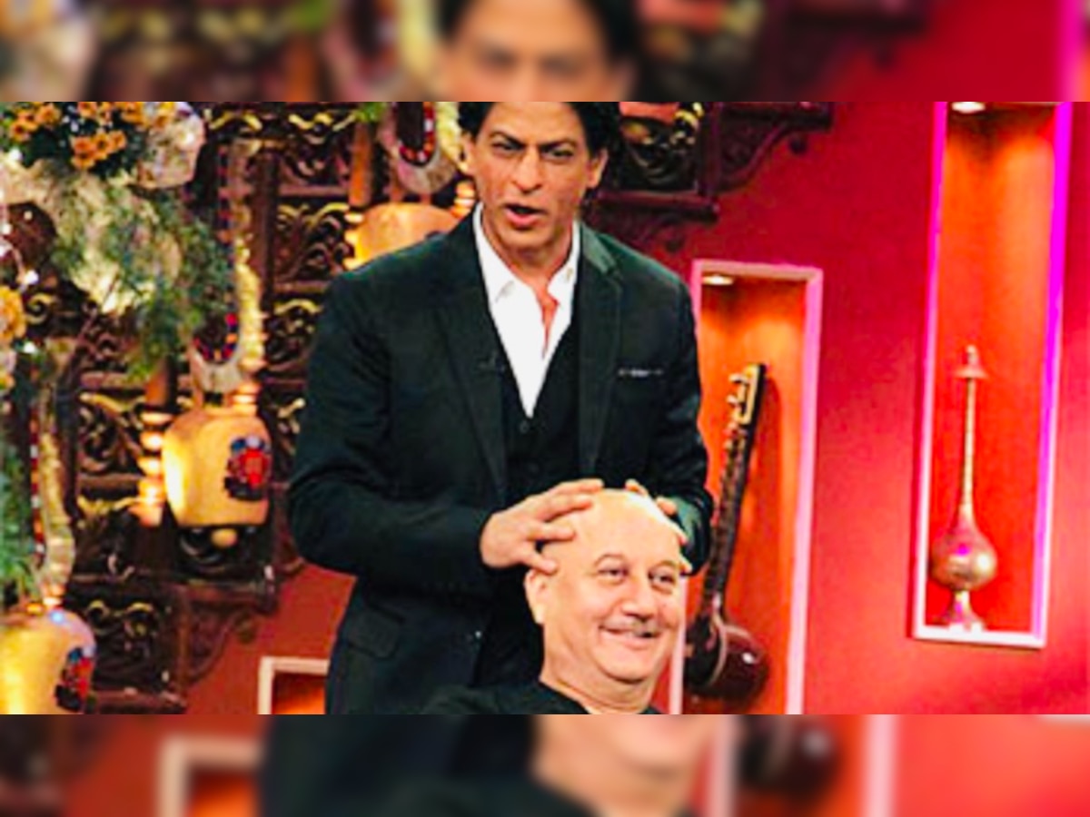 Anupam Kher shares candid throwback photo gushing about his 'unforced bond' with Shah Rukh Khan 