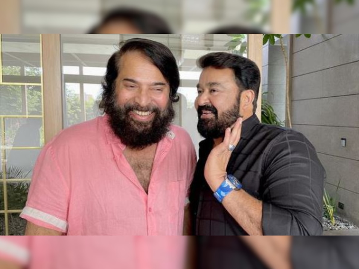 Mammootty's photos with wife Sulfath, Mohanlal go viral for right reasons