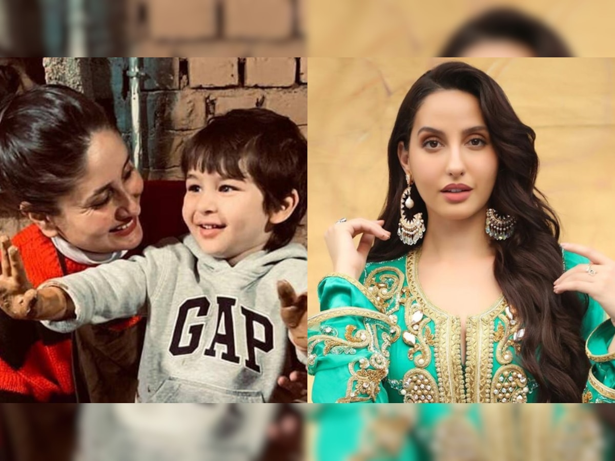 Nora Fatehi expresses her desire to marry Taimur Ali Khan; here's how Kareena Kapoor Khan reacted 