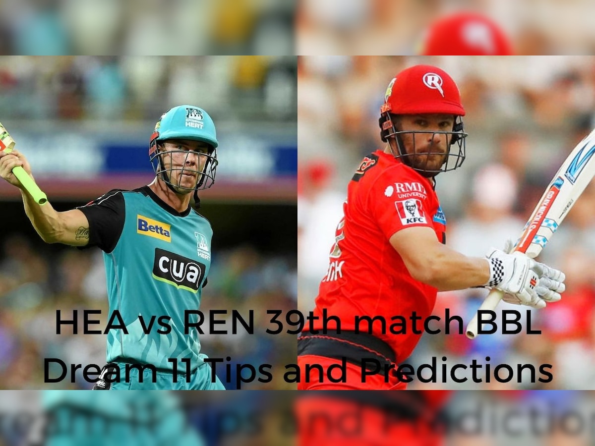 Brisbane Heat vs Melbourne Renegades Dream11 Prediction: Best picks for HEA vs REN Big Bash League 2020-21