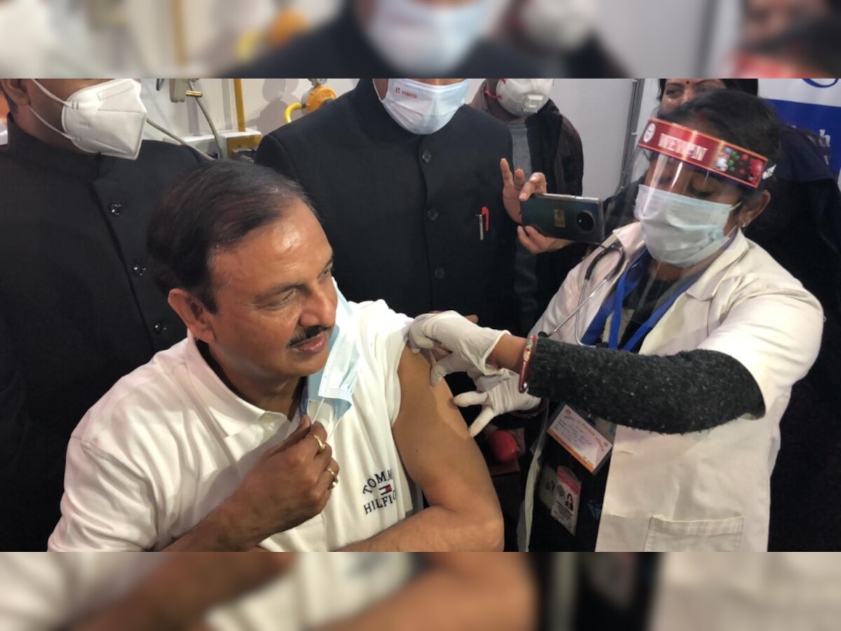 COVID-19 vaccination drive: BJP MP Mahesh Sharma says this after taking the first shot