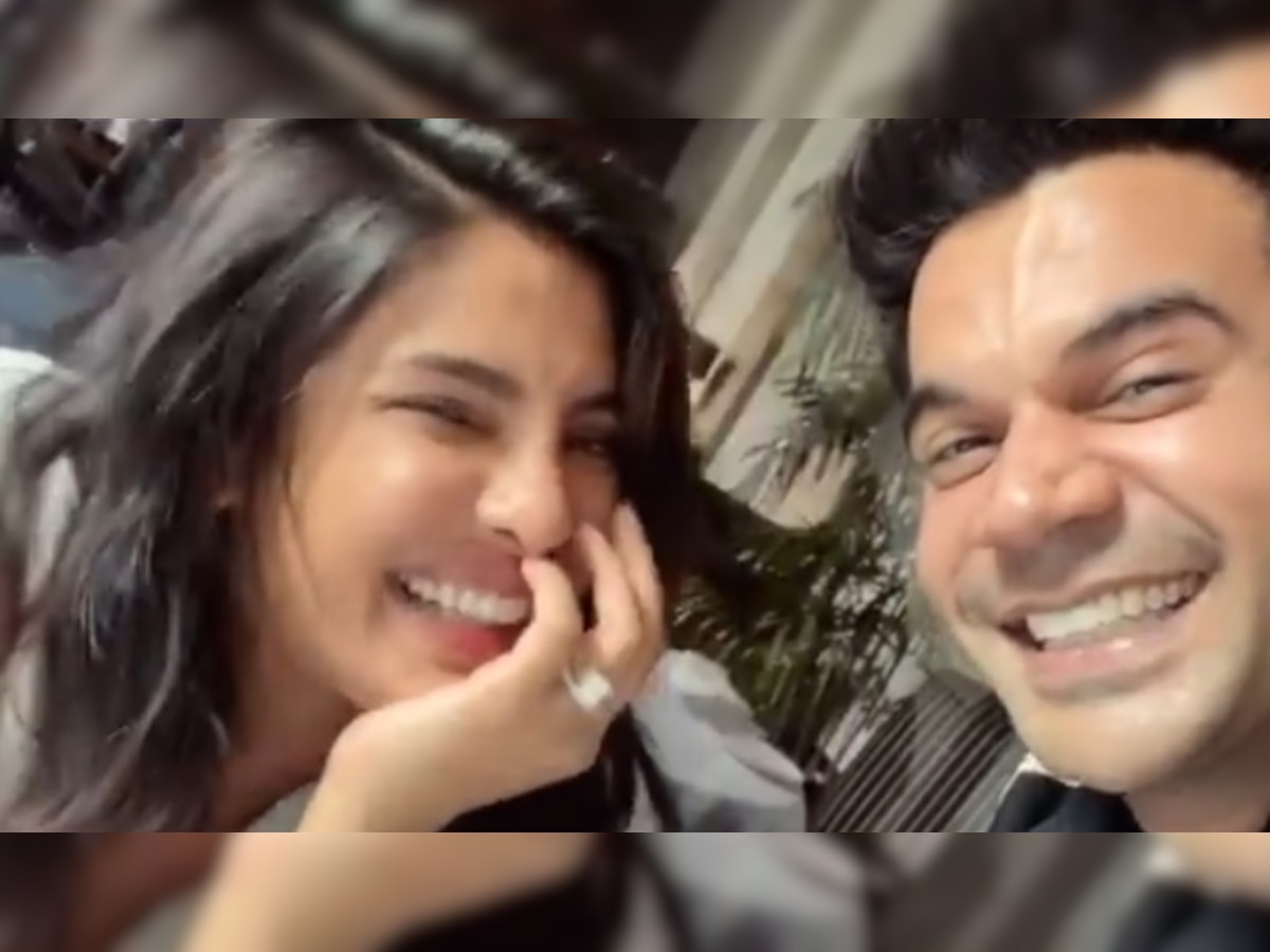 Rajkummar Rao asks 'The White Tiger' co-star Priyanka Chopra if she likes 'paan' in hilarious BTS video