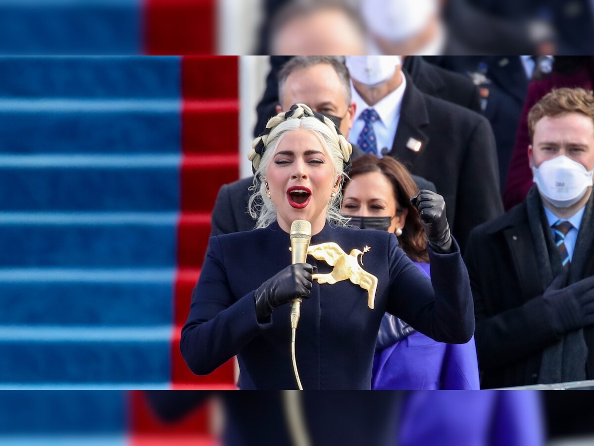 Twitter showers praise on Lady Gaga as 'Queen of Pop' sings national anthem at US Presidential Inauguration