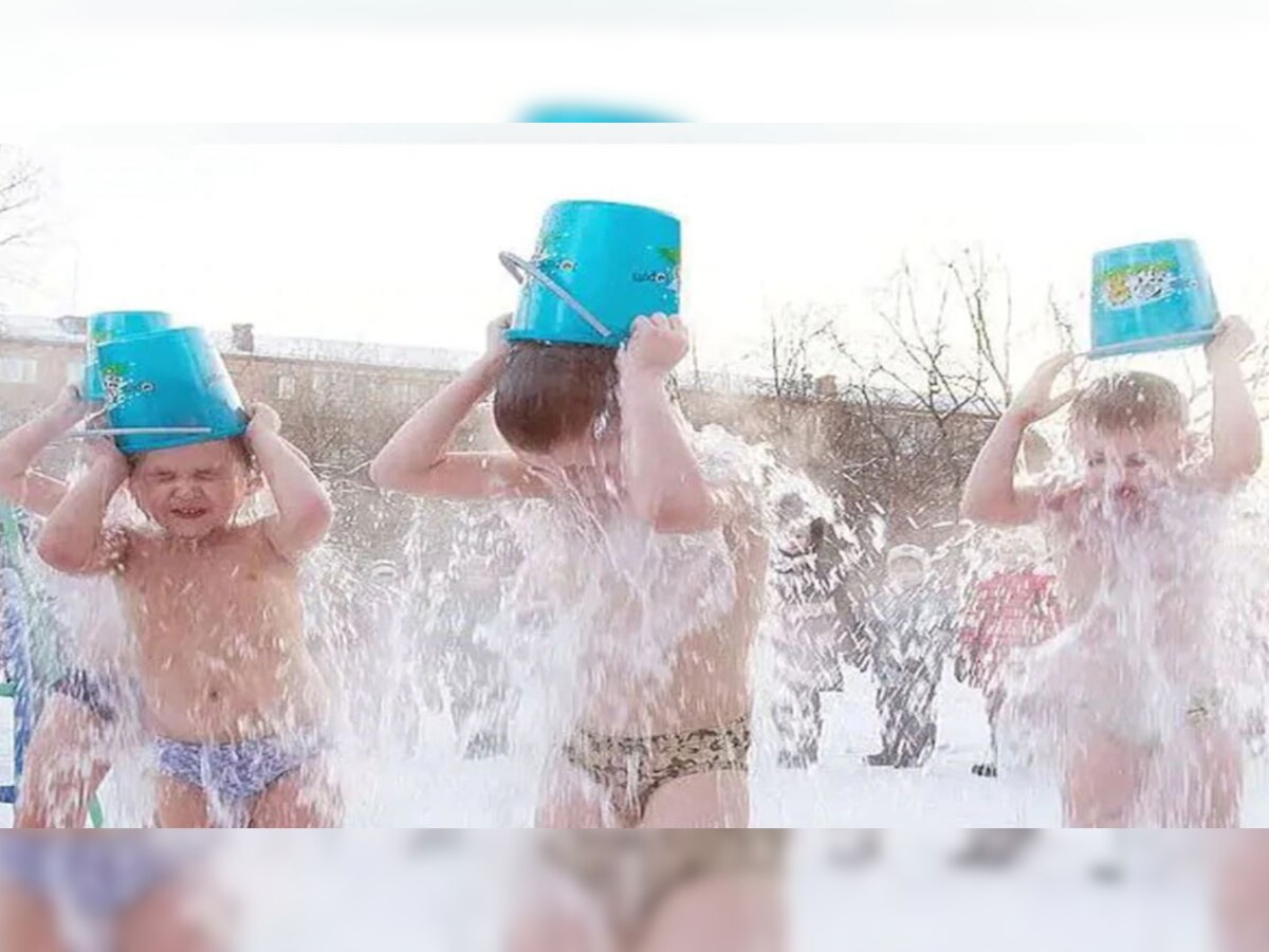 Nursery children in THIS place bath in icy water everyday, the reason will leave you surprised