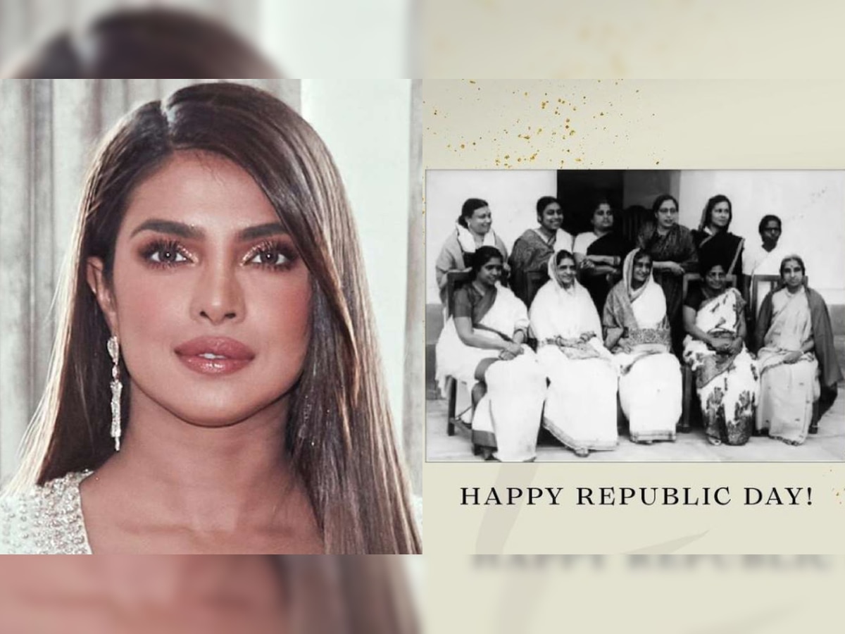 On Republic Day, Priyanka Chopra hails the women who helped draft Indian Constitution