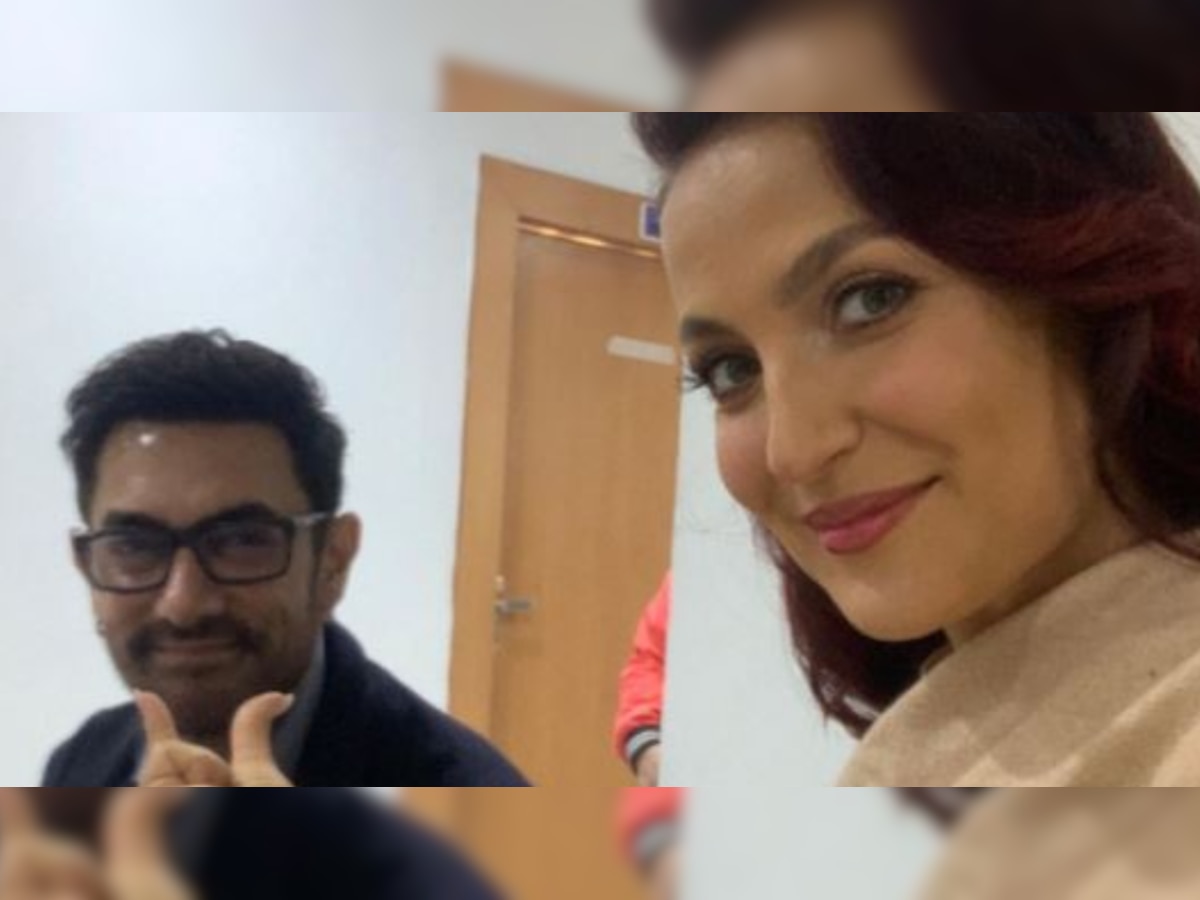 LEAKED VIDEO: Aamir Khan matches step with Elli Avram on Amin Hajee's 'Koi Jaane Na' set