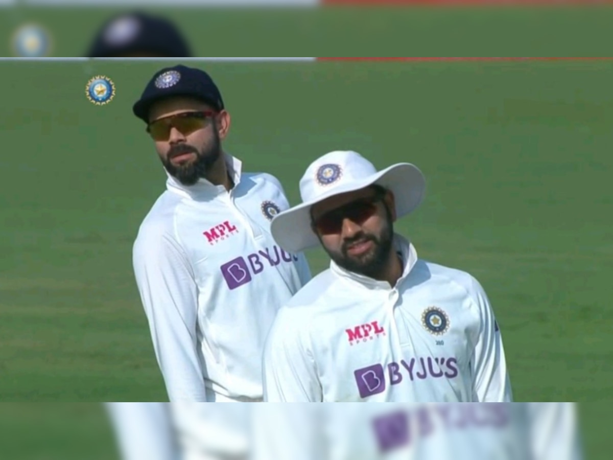 Netizens make Virat Kohli and Rohit Sharma's 'standing in sync' pic on Day 1 of Chennai Test viral