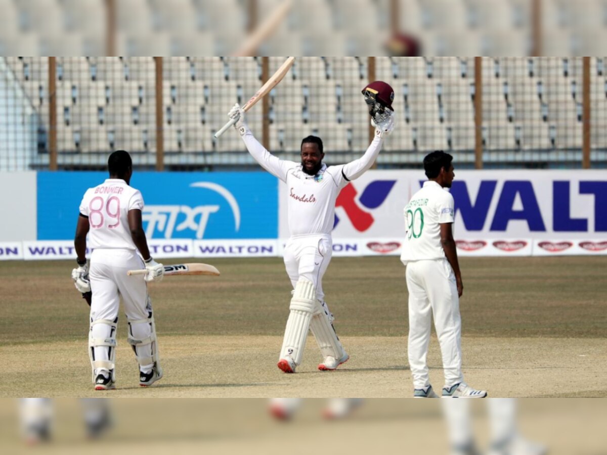 Debutant Kyle Mayers' unbeaten double 100 helps West Indies snatch 3-wicket victory over Bangladesh