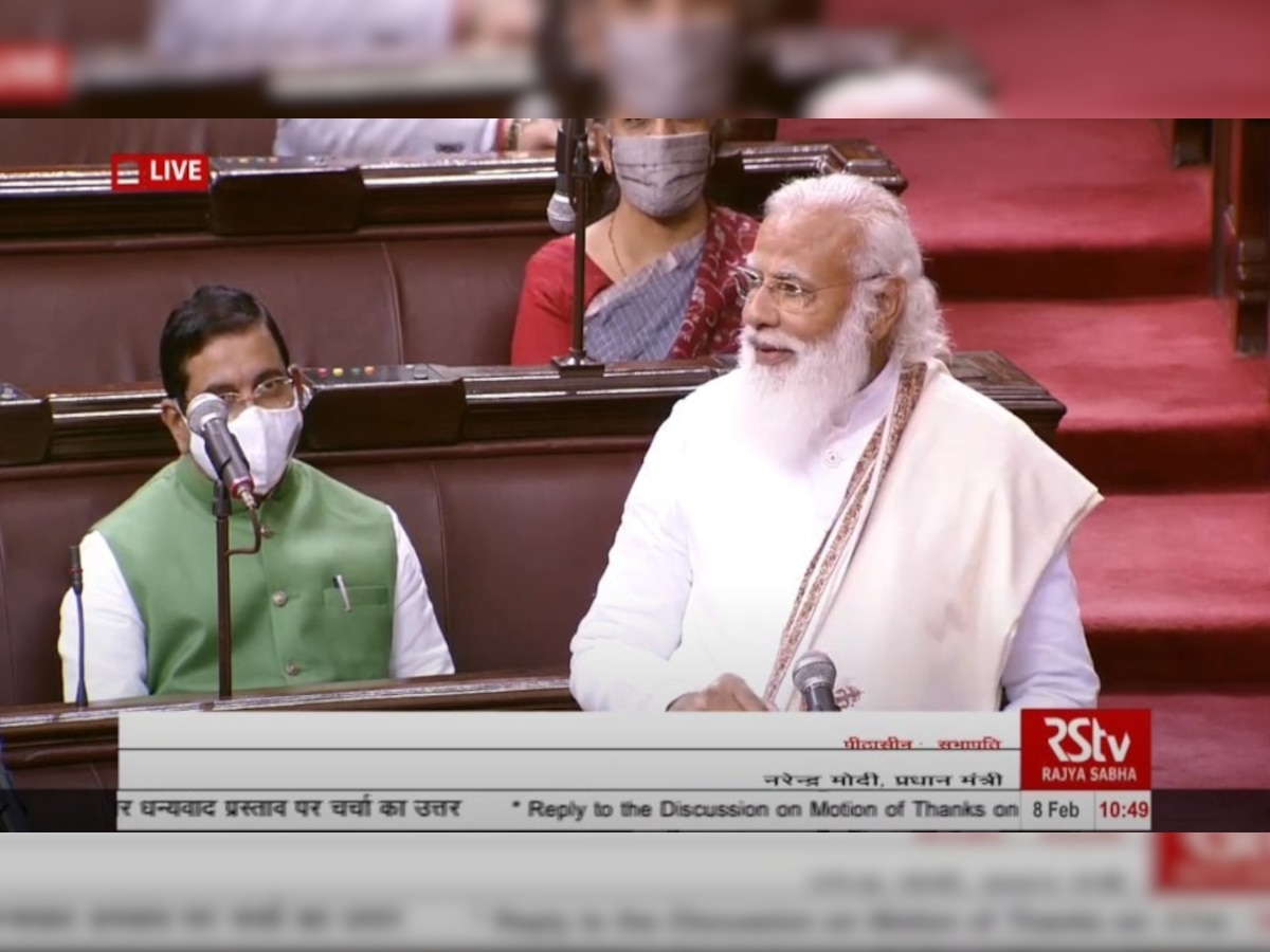 PM Modi gives sharp reply to opposition in Rajya Sabha, quotes Manmohan Singh over farm laws