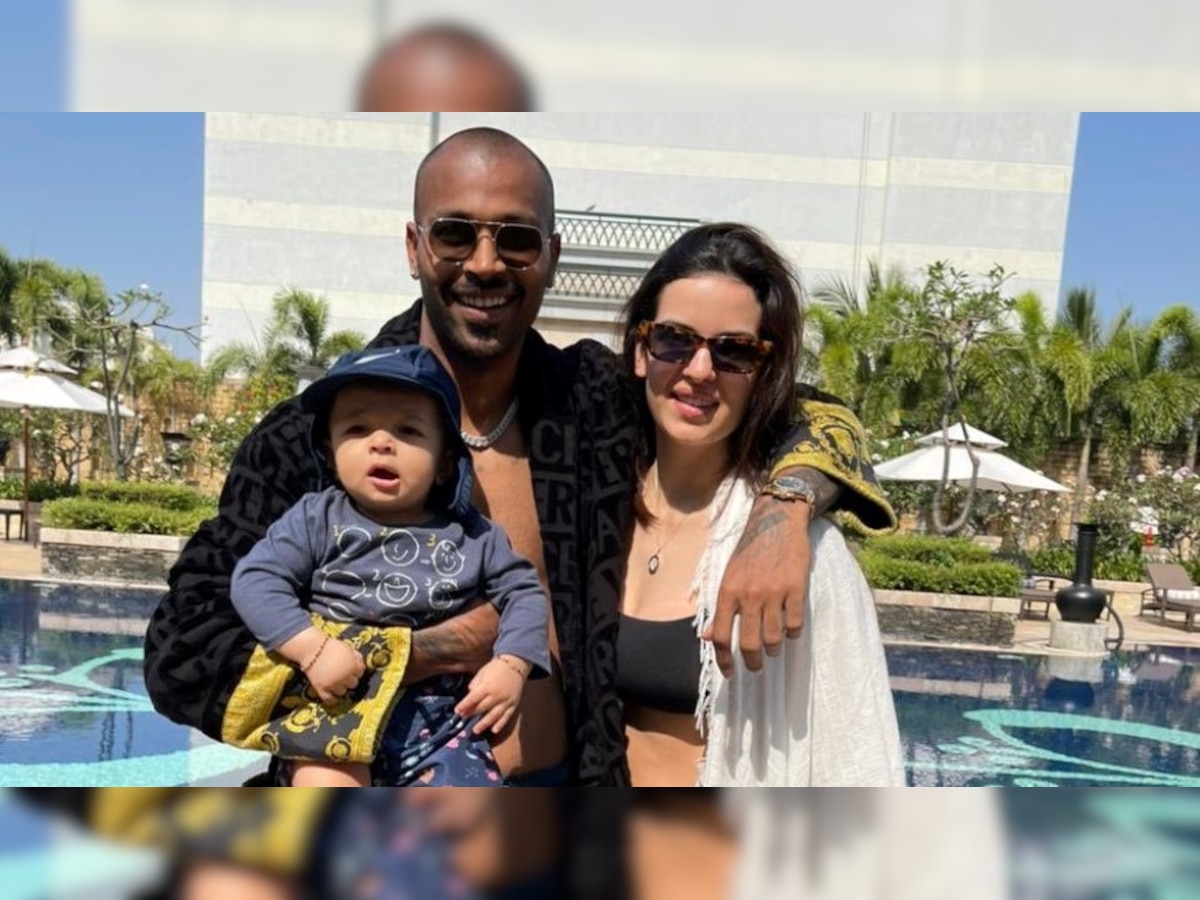 In Pics: Hardik Pandya-Natasa Stankovic enjoy family time with their son Agastya