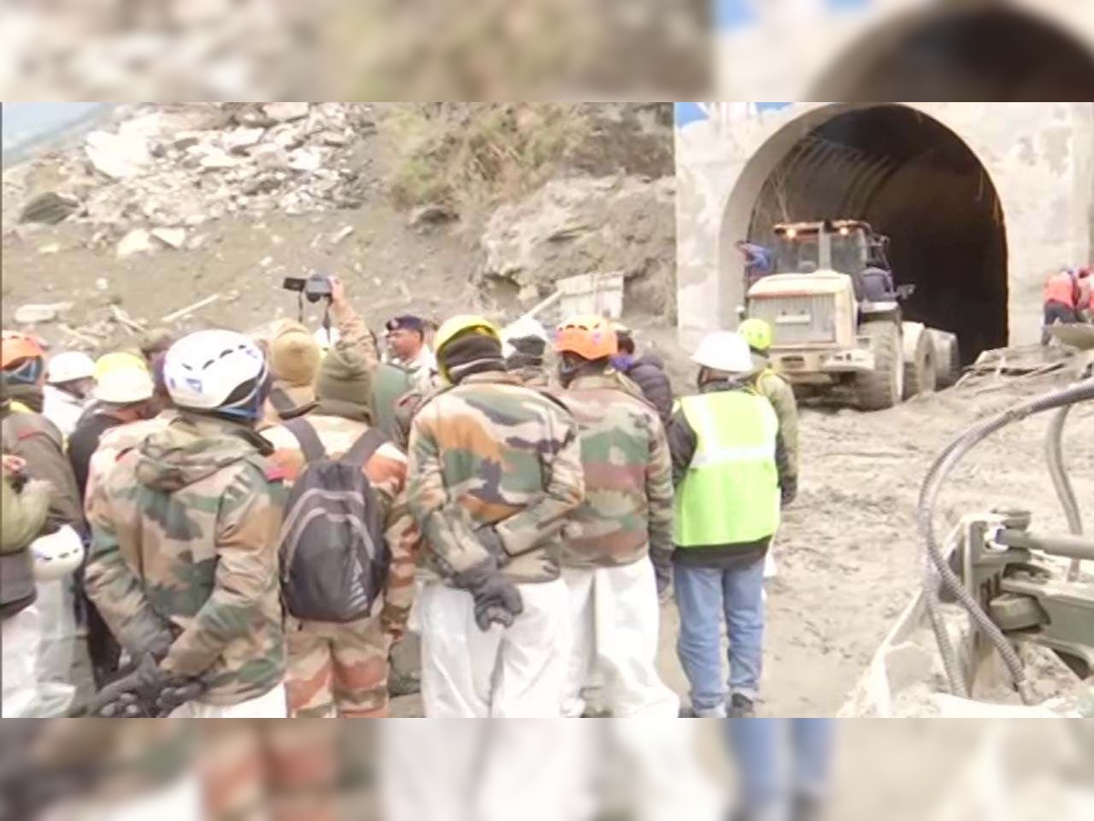 Uttarakhand glacier burst: Dog has been waiting outside Tapovan tunnel for three days for people he knew