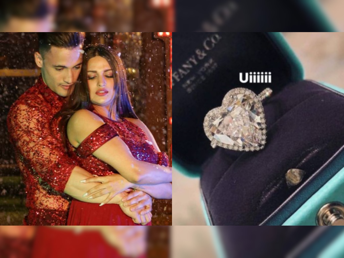 Himanshi Khurana Flaunts Heart Shaped Solitaire Ring Sparks Engagement