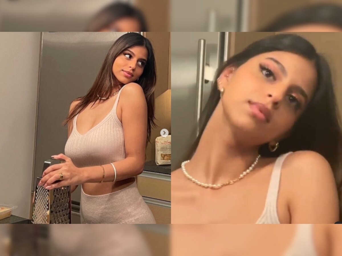 Suhana Khan exudes beauty as she grates cheese in latest photo from New York, Navya Naveli Nanda reacts