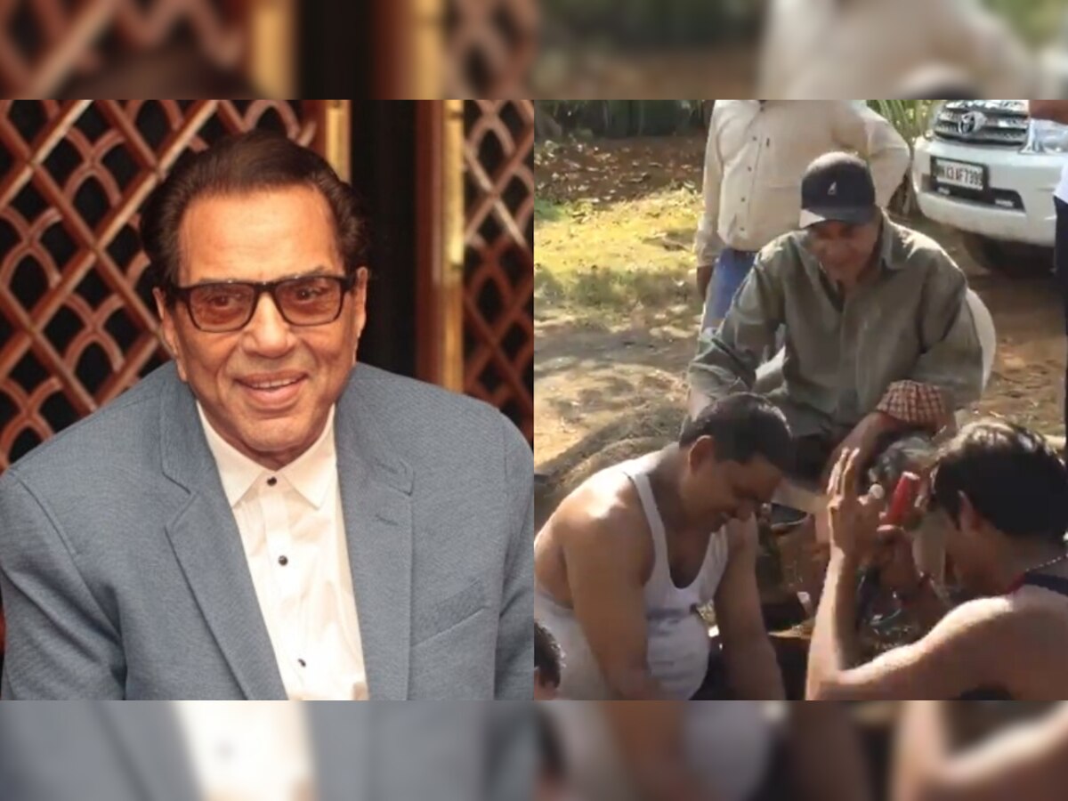 Dharmendra says 'I love you' to workers at his farm, makes them laugh in viral video