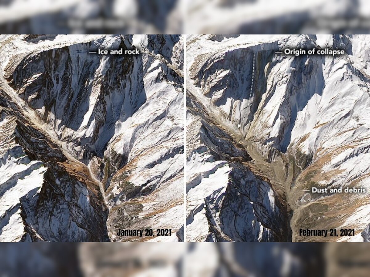 Uttarakhand glacial burst: New NASA satellite images show crack in mountain ice months before tragedy