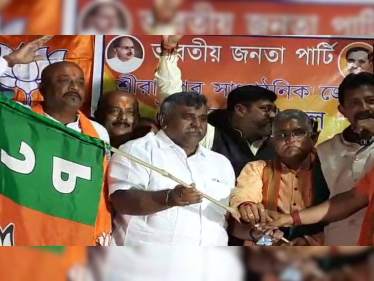 Ahead of Bengal polls, Trinamool Congress MLA Jitendra Tiwari joins BJP