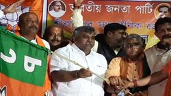 Ahead of Bengal polls, Trinamool Congress MLA Jitendra Tiwari joins BJP