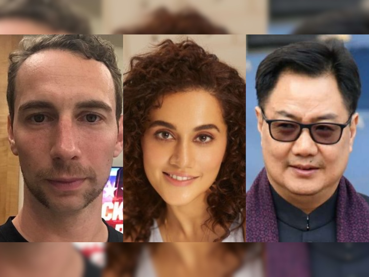 "We must stick to our professional duties," Kiren Rijiju responds to Taapsee Pannu's boyfriend Mathias Boe