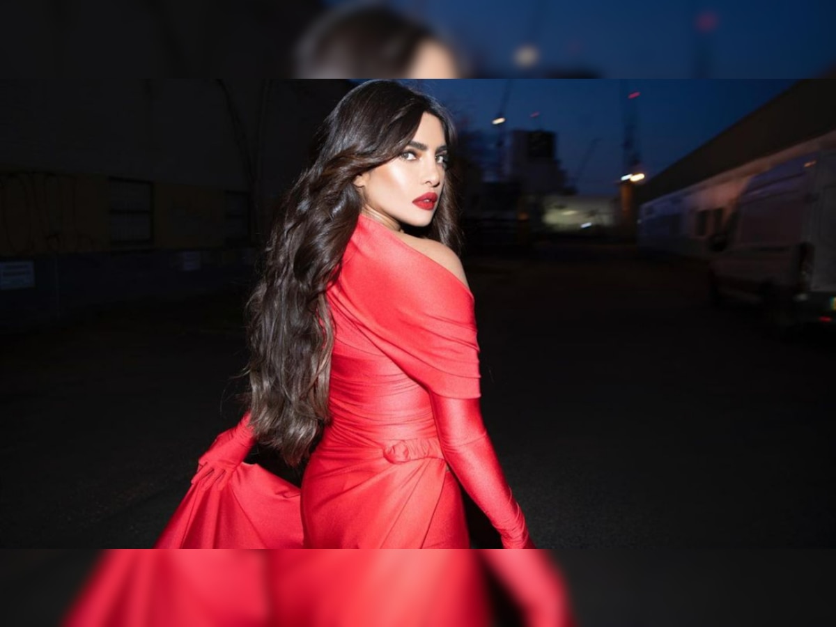 Priyanka Chopra unveils her 'Spaceman' look, dons red hot outfit for Nick Jonas' music video