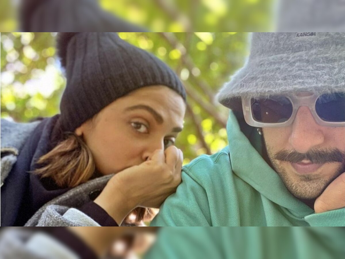 Deepika Padukone's 'peek-a-boo' moment in Ranveer Singh's selfie is too cute to miss