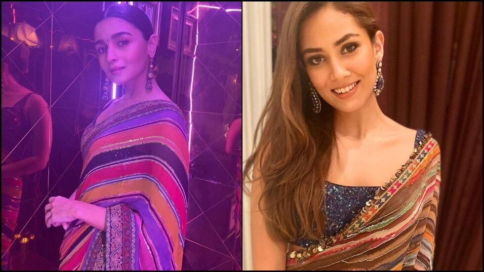 Alia Bhatt or Mira Rajput Who wore the multicoloured Sabyasachi